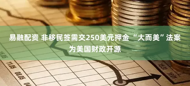 易融配资 非移民签需交250美元押金 “大而美”法案为美国财政开源