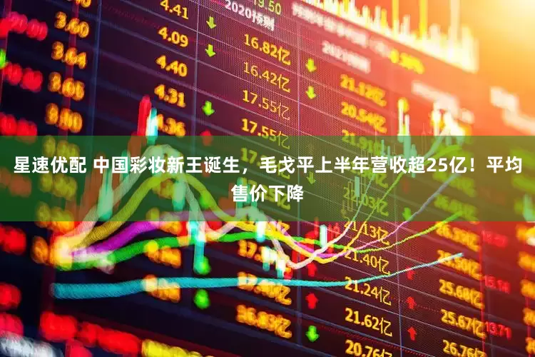 星速优配 中国彩妆新王诞生，毛戈平上半年营收超25亿！平均售价下降